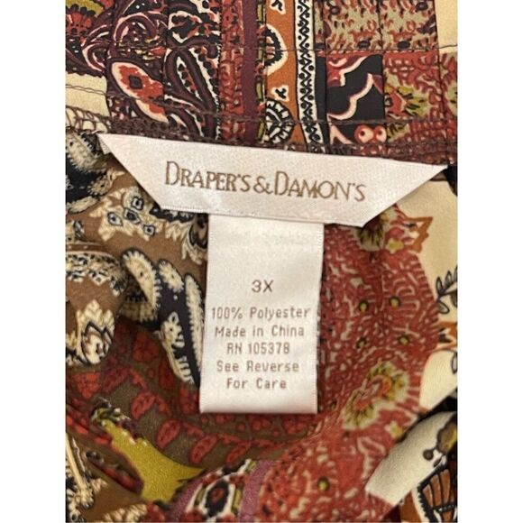 Draper’s & Damons women’s blouse 3X - Picture 5 of 5